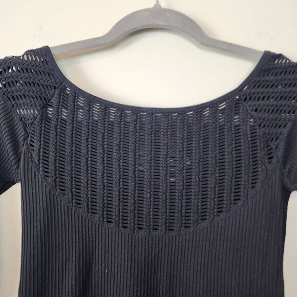 Intimately Free People sz M / L bundle 3 tops ribbed long sleeve laser cut out - Picture 5 of 14